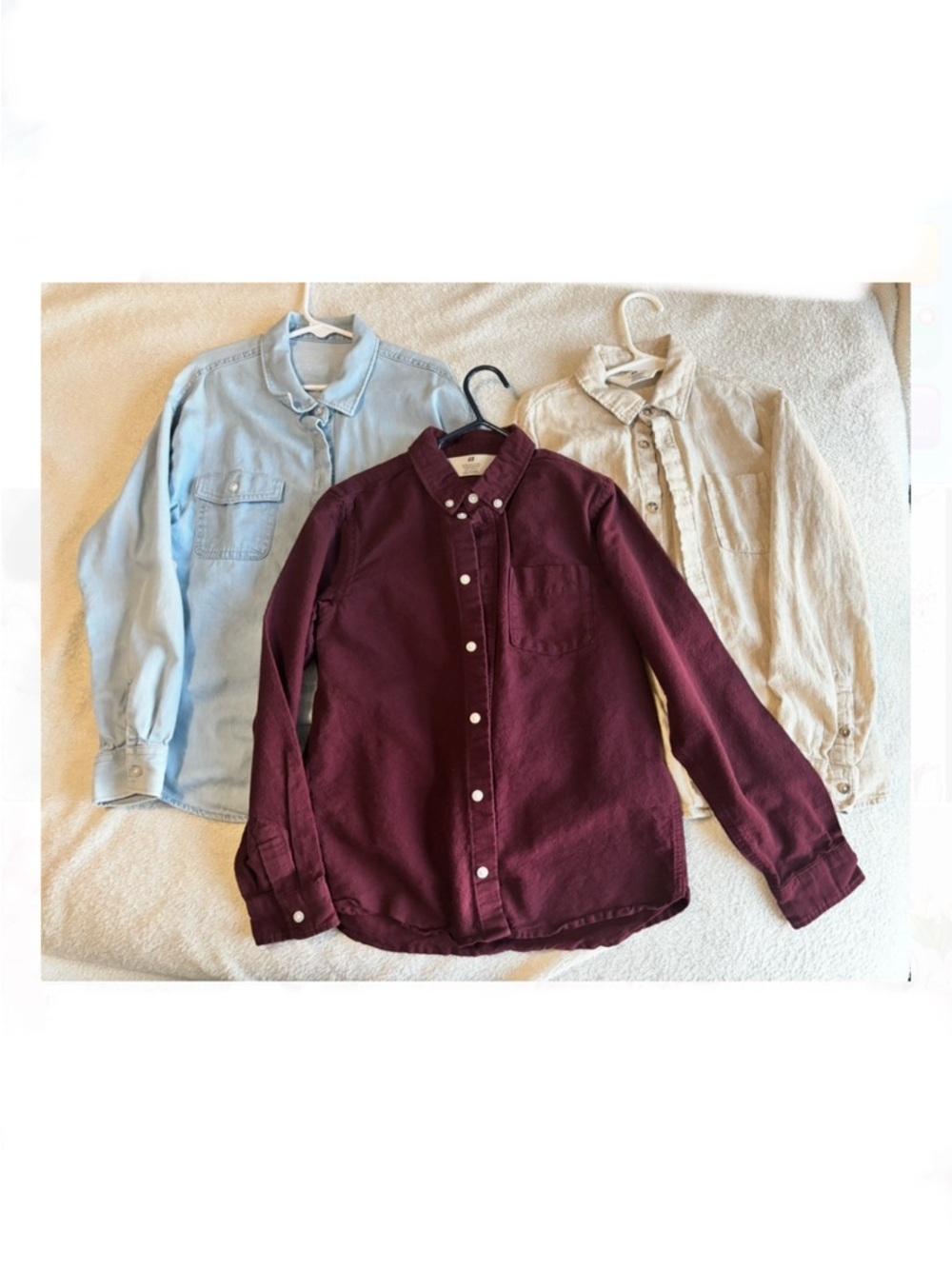 Burgundy Boys' Button-Up Shirt - Classic Long Sleeve Top